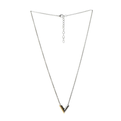 Louis Vuitton Essential V Necklace Silver 3 of 6
