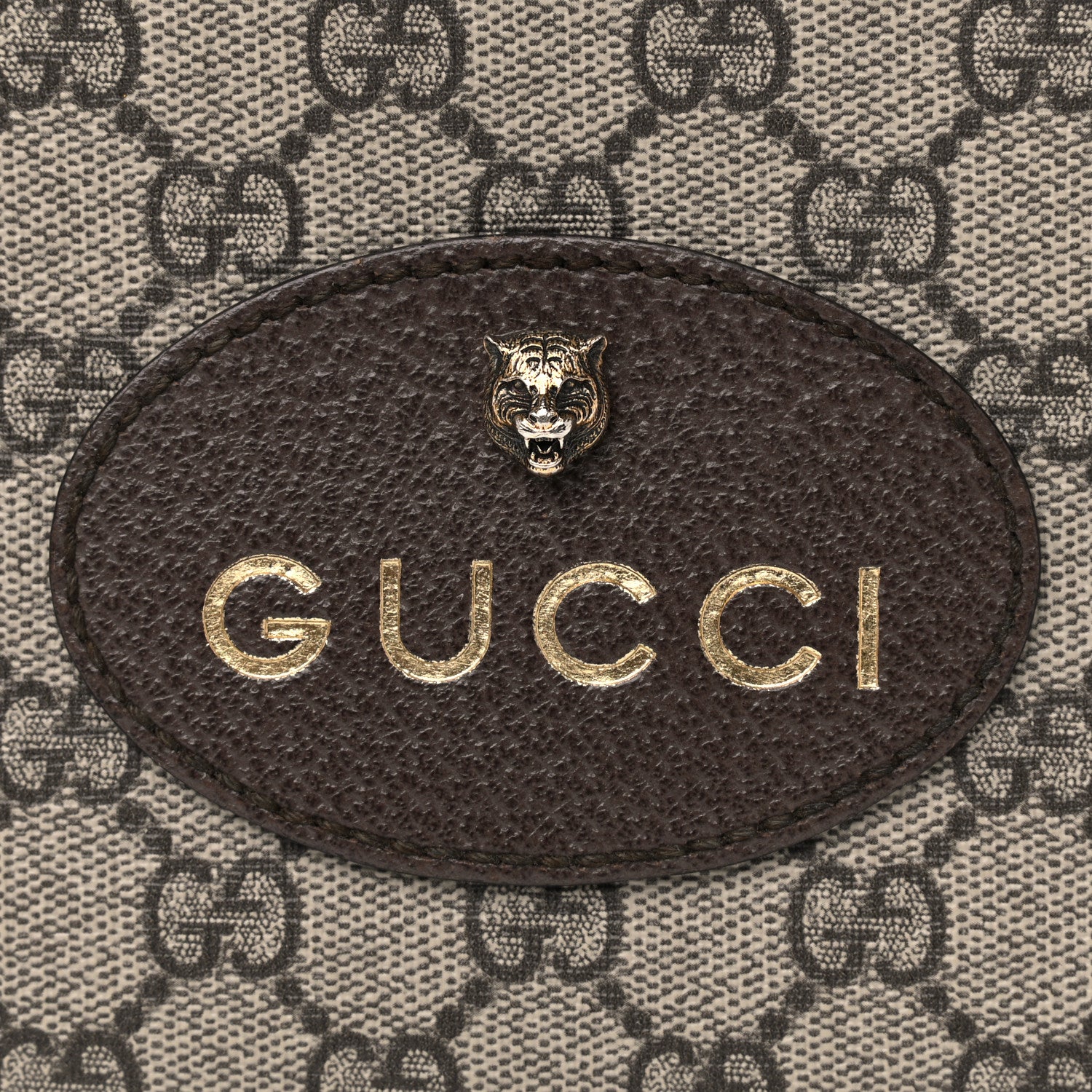Gucci GG Supreme Monogram Web Neo Vintage Shoulder Bag Beige New Acero Crop 13 of 17