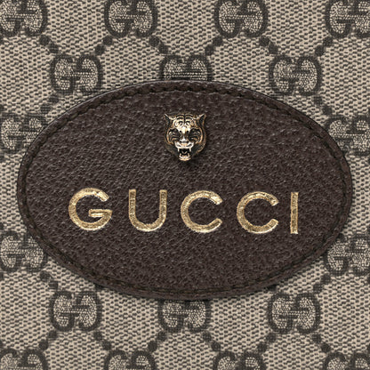 Gucci GG Supreme Monogram Web Neo Vintage Shoulder Bag Beige New Acero Crop 13 of 17