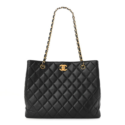 Chanel Caviar Quilted Shopping Tote Black 1 of 15