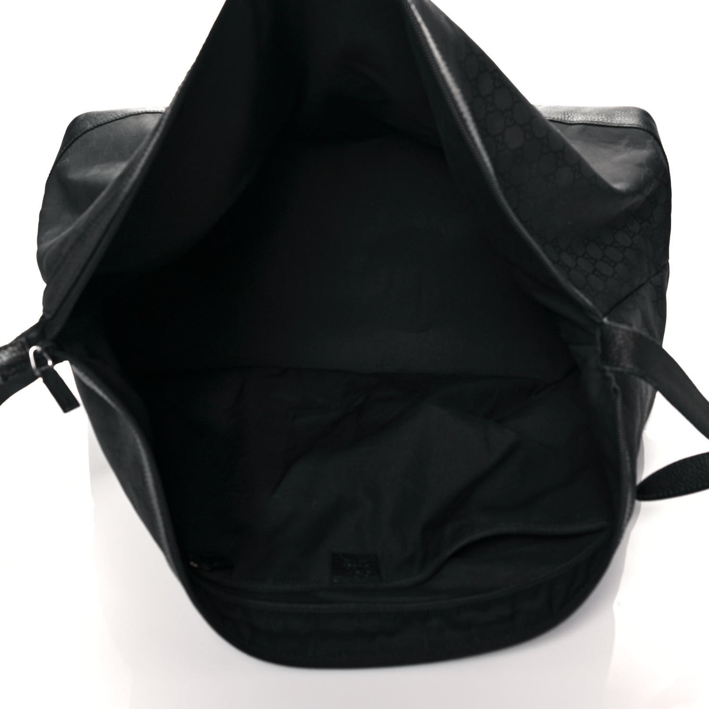 Nylon Monogram Travel Hobo Black