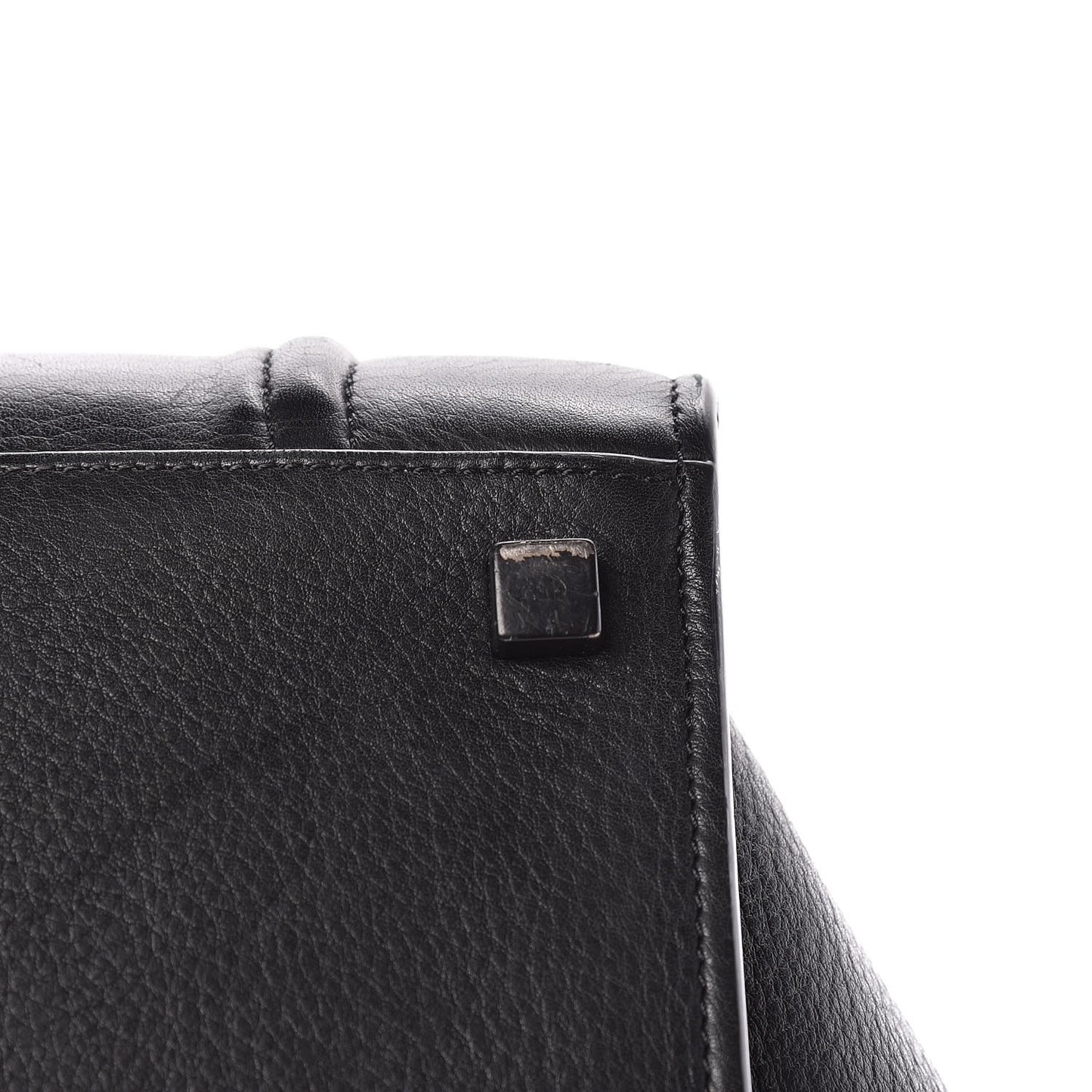 Supple Calfskin Medium Phantom Luggage Black