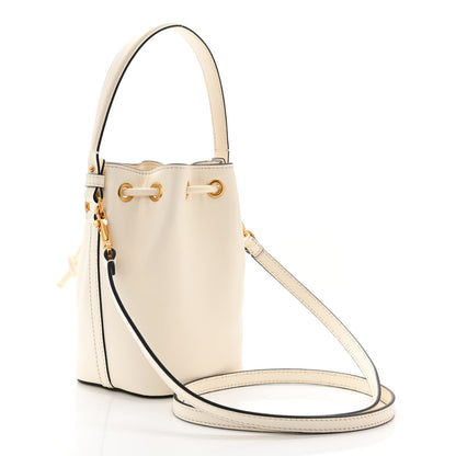 Valentino Garavani Nappa Mini VLogo Signature Bucket Bag Light Ivory 3 of 10