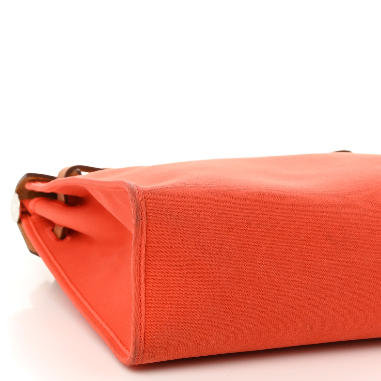 Hermes Vache Hunter Toile Herbag Zip 31 PM Capucine Fauve 11 of 14
