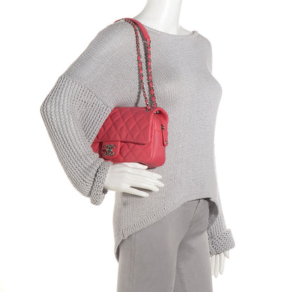 Chanel Caviar Quilted Medium Easy Flap Coral 2 of 9