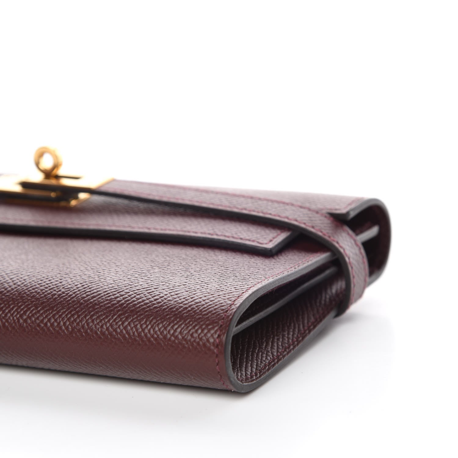 Hermes Epsom Kelly Longue Wallet Bordeaux 9 of 11