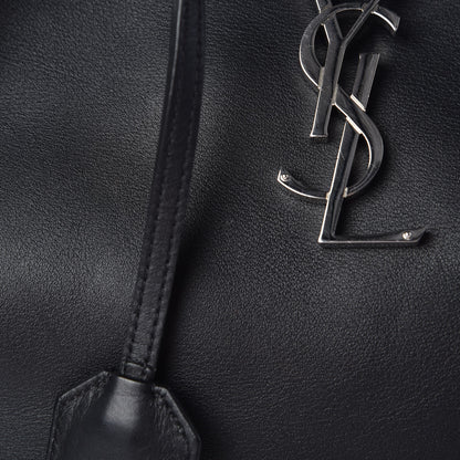 Saint Laurent Smooth Calfskin Small Monogram Cabas Black 10 of 10