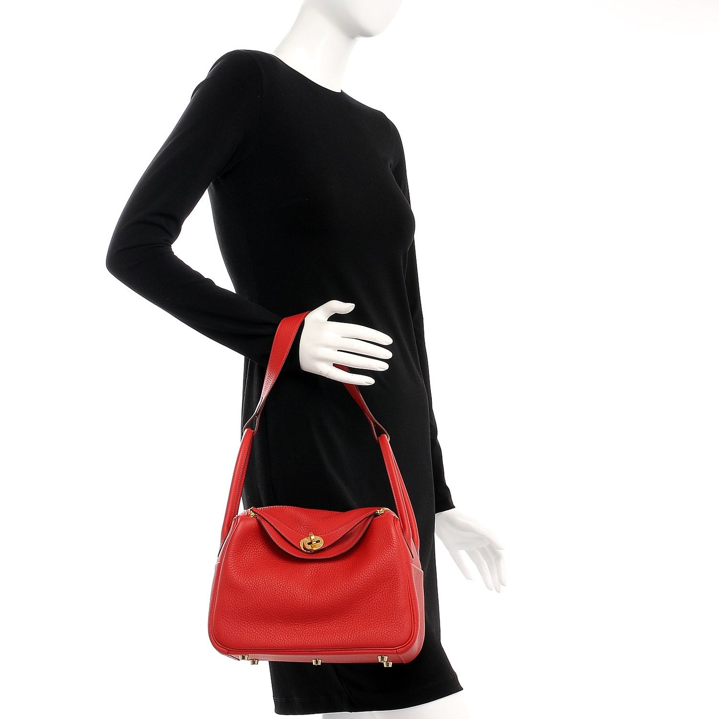 Taurillon Clemence Lindy 26 Rouge Casaque
