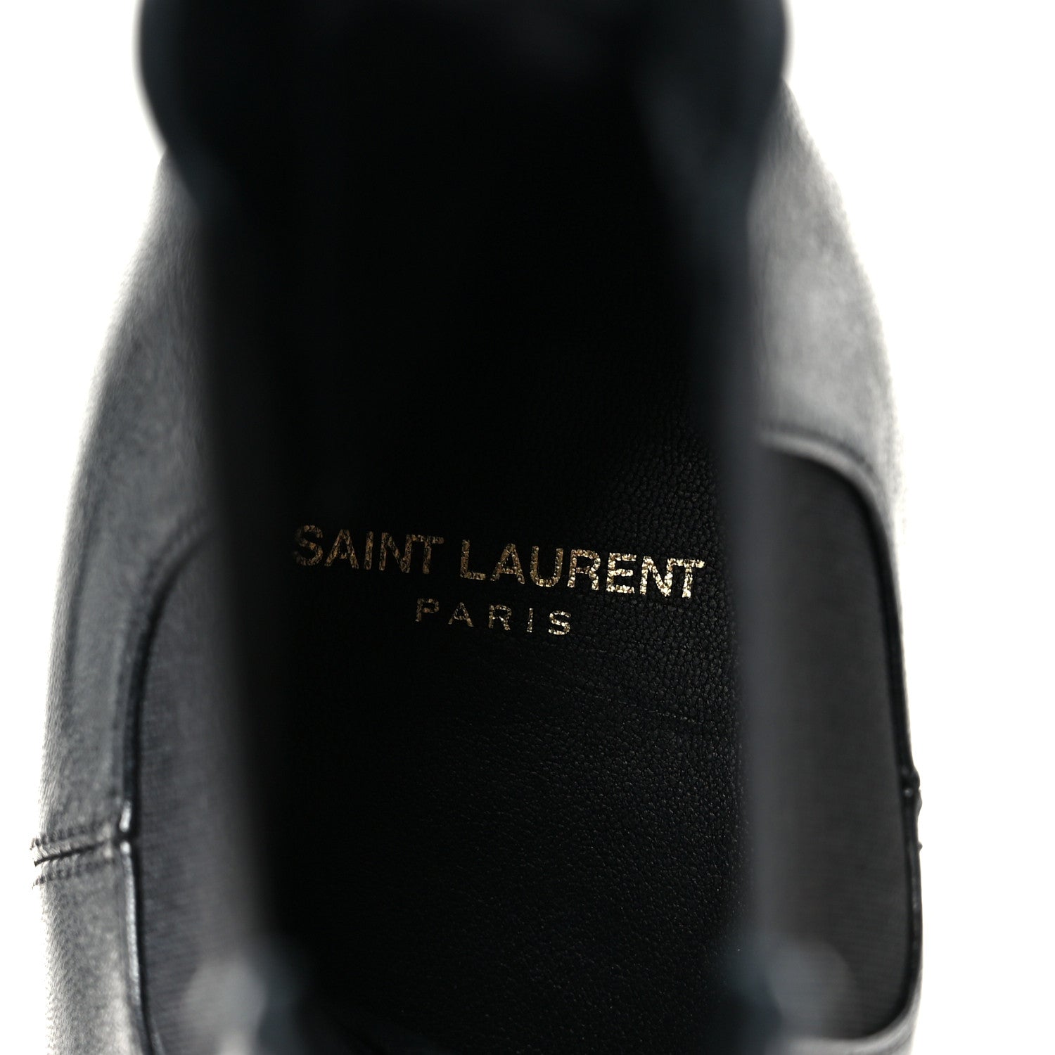 Saint Laurent Incrociato Muriel Vassili 60 Ankle Zip Boots 37.5 Black 8 of 10