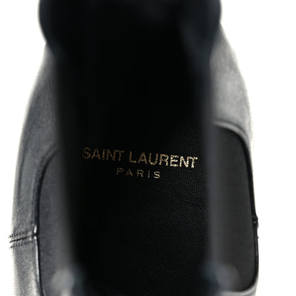 Saint Laurent Incrociato Muriel Vassili 60 Ankle Zip Boots 37.5 Black 8 of 10