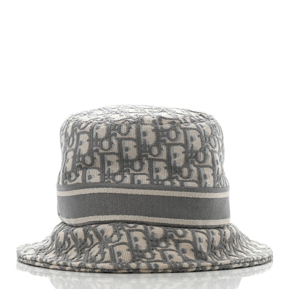 Christian Dior Oblique Bucket Hat 58 Grey 6 of 9