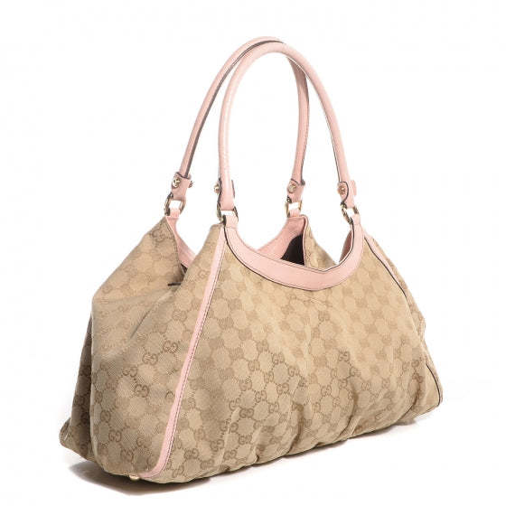 Gucci Monogram Large D Gold Shoulder Bag Pink 3 of 7