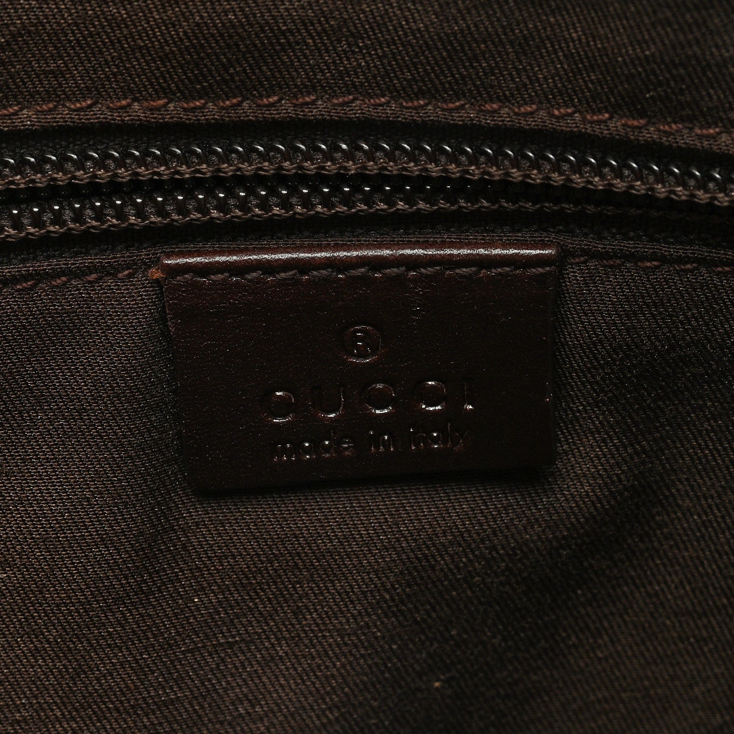 Gucci Monogram Calfskin Perforated Medium Flat Messenger Bag Dark Brown 6 of 8