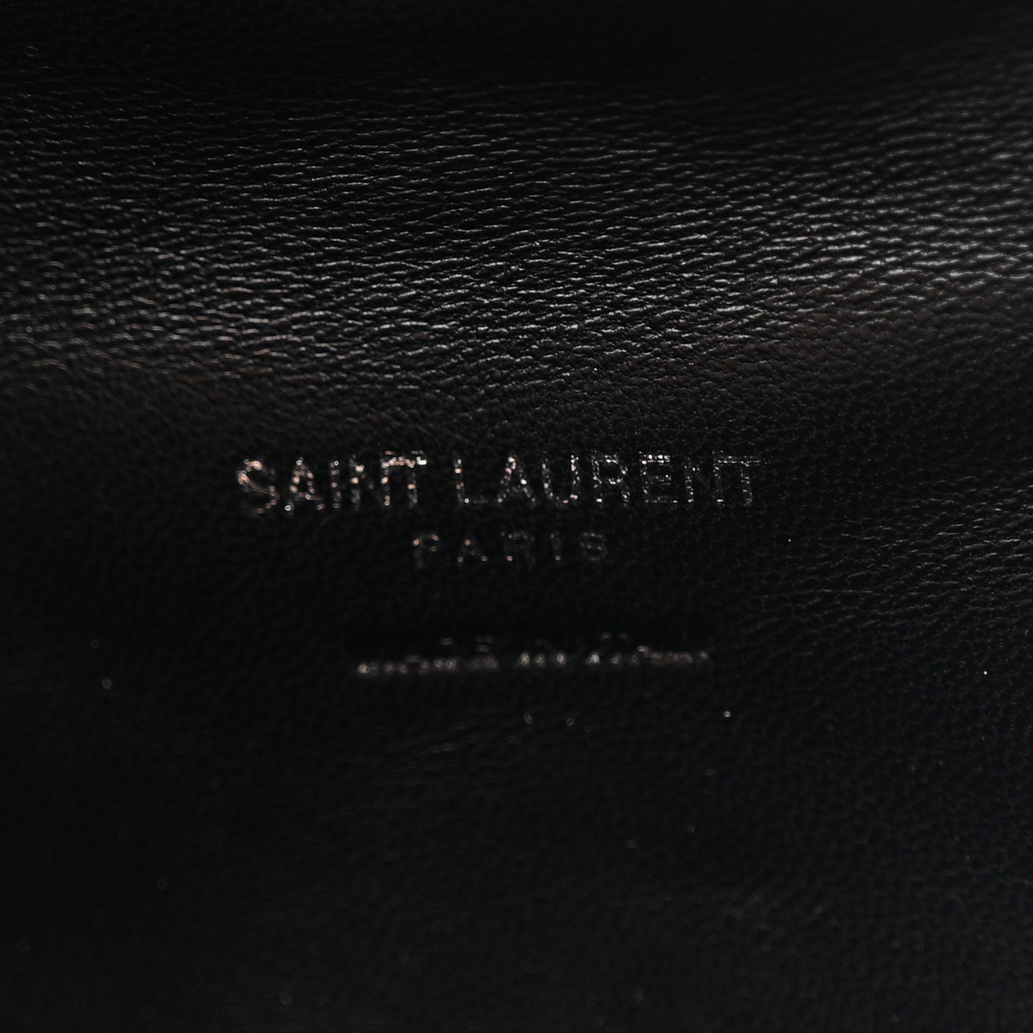 Saint Laurent Lambskin Monogram Loulou Puffer Pouch Clutch Black 8 of 11