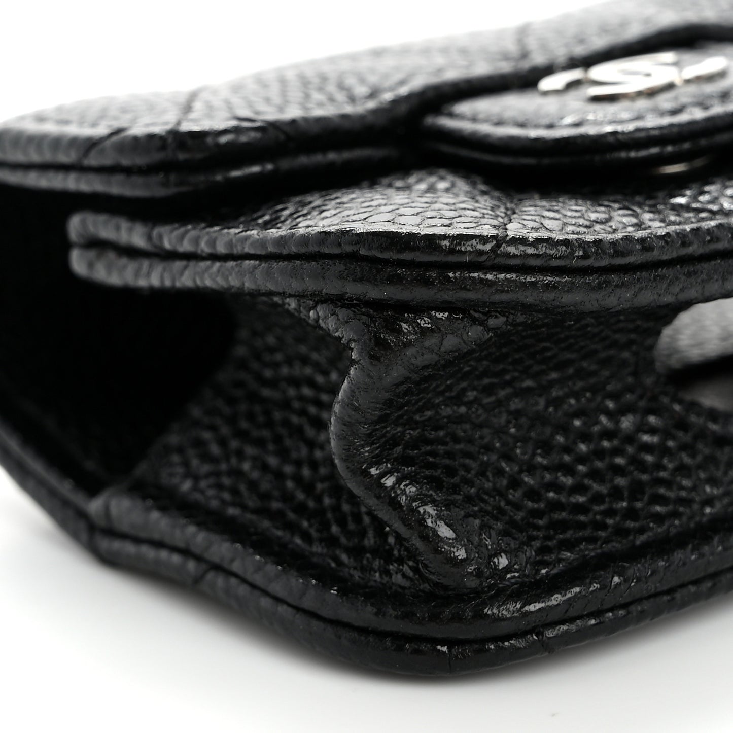 Caviar Quilted Airpods Pro Case Black