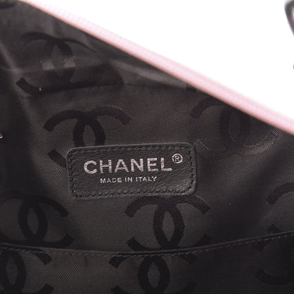 Chanel Calfskin Quilted Large Cambon Multipocket Reporter Pink Black 8 of 16