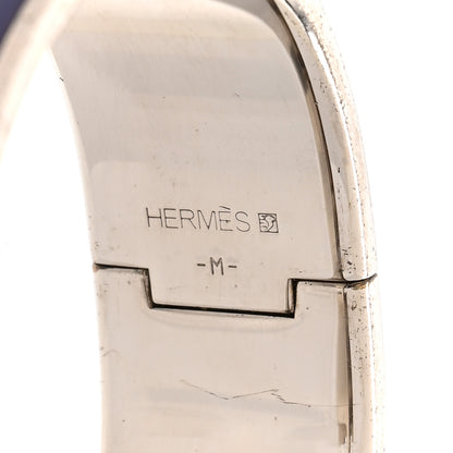 Hermes Enamel Wide Clic Clac H Bracelet PM Iris 4 of 7