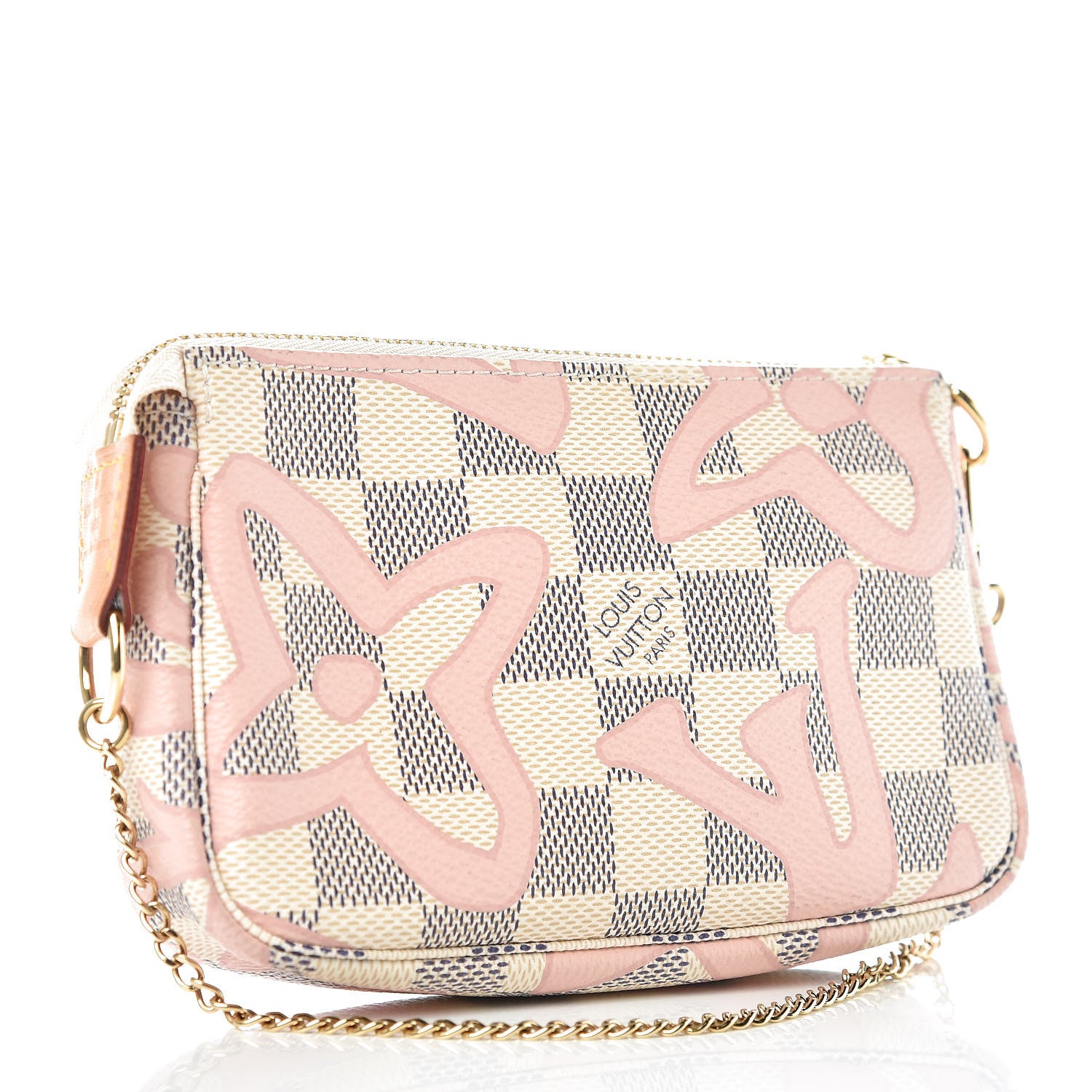 Louis Vuitton Damier Azur Tahitienne Mini Pochette Accessories 3 of 7
