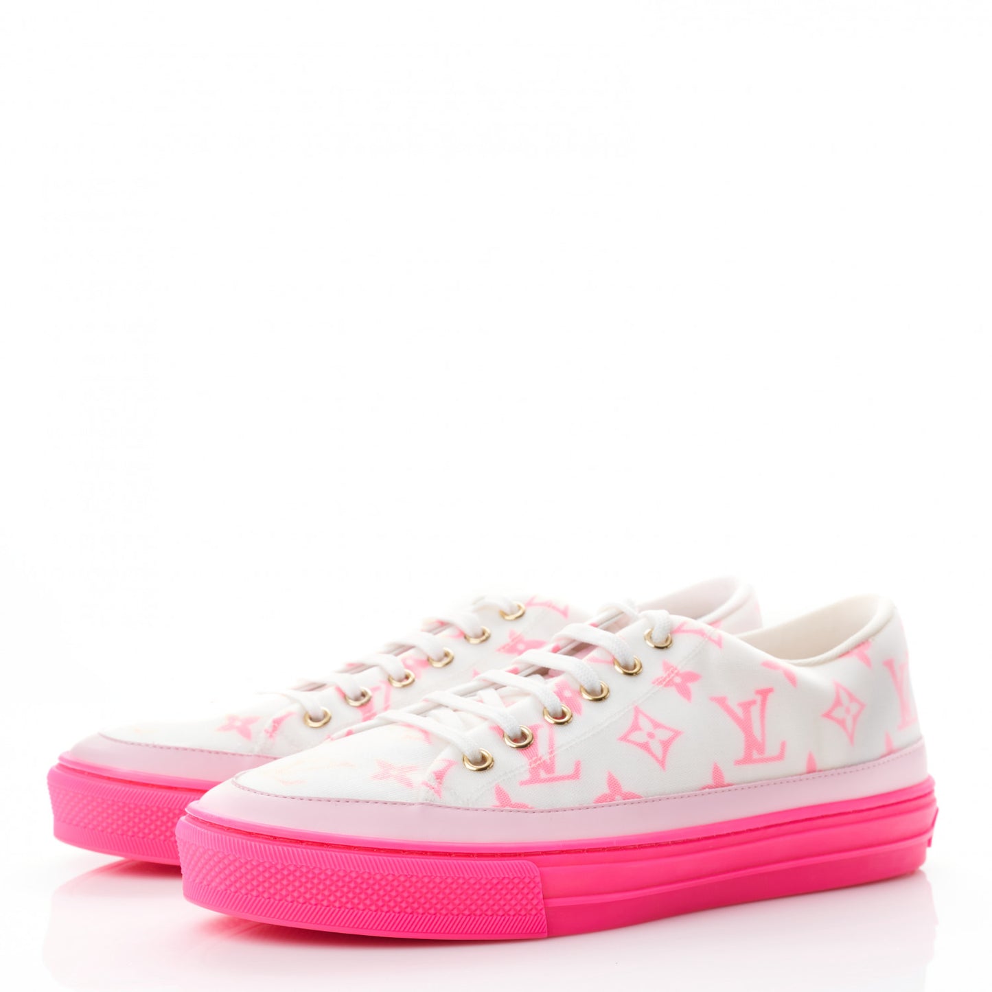Technical Fabric Monogram Stellar Sneakers 39 Rose Pop