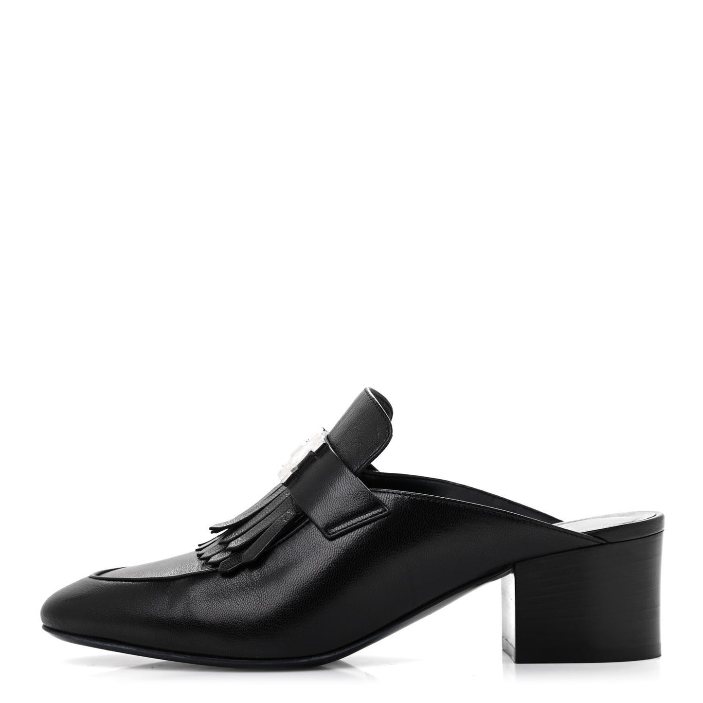 Goatskin Tuileries Mules 37 Black