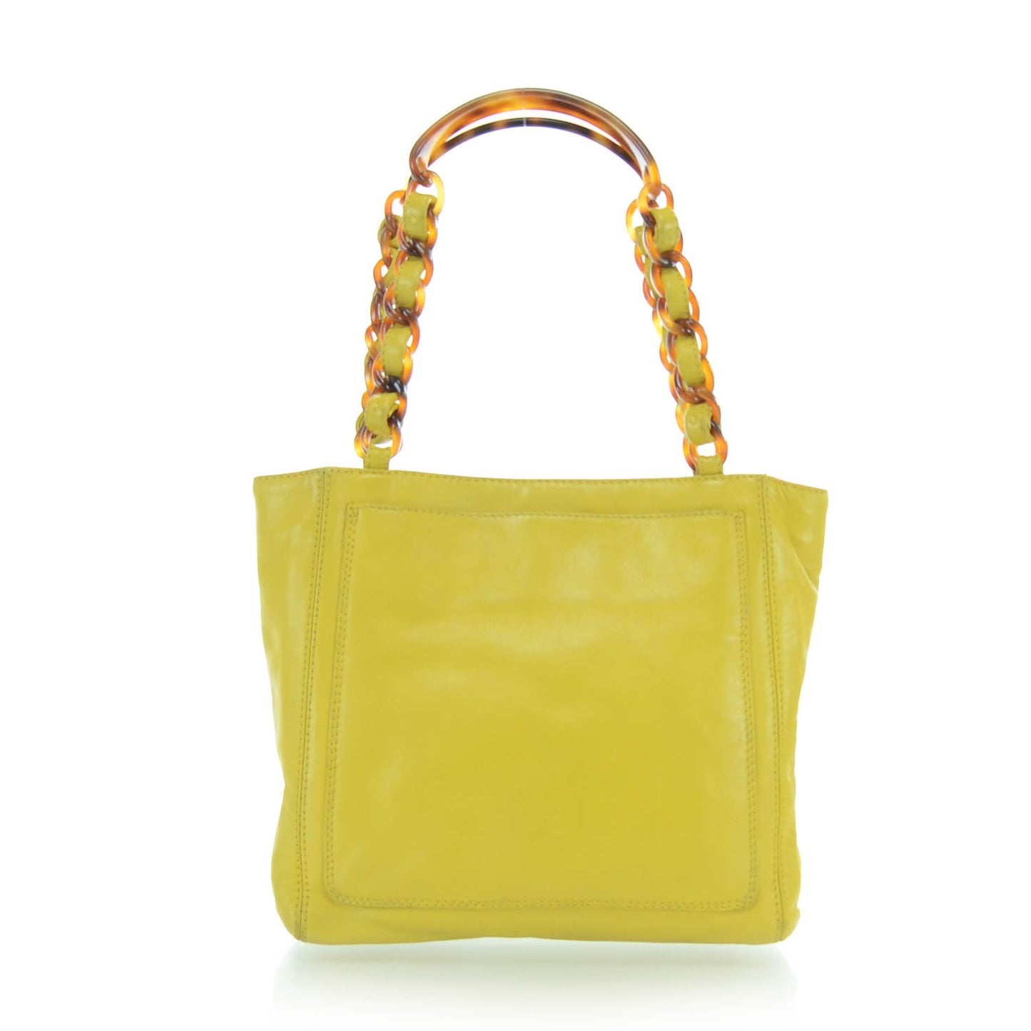 Lambskin Tortoise Chain CC Tote