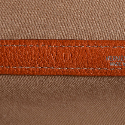 Hermes Toile Buffle Skipper Garden Party Tote 36 MM Orange 9 of 12