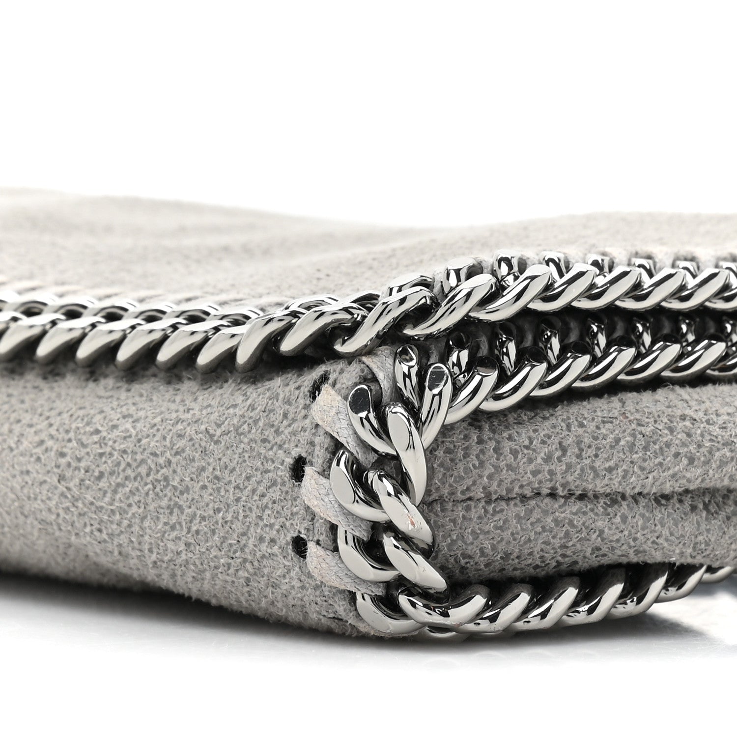 Stella McCartney Shaggy Deer Falabella Crossbody Bag Light Grey 7 of 9