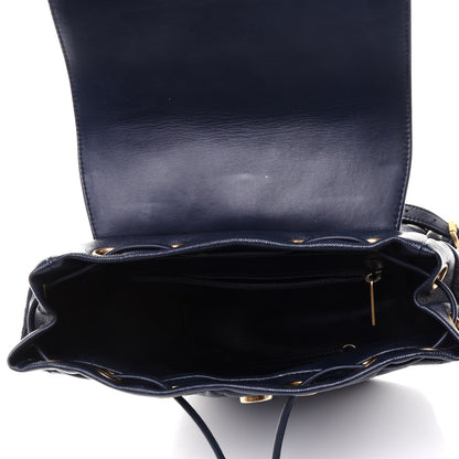 Chanel Caviar Quilted Filigree Backpack Navy 4 of 9