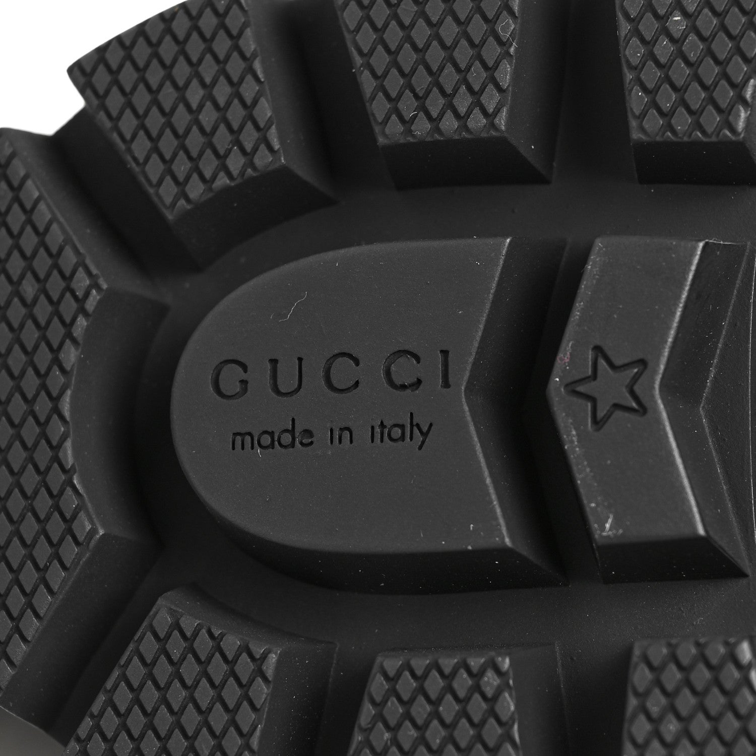 Gucci Apollo Calfskin GG Supreme Nappa Samoa Quilted Lace Up Ankle Boots 38 Black 6 of 8