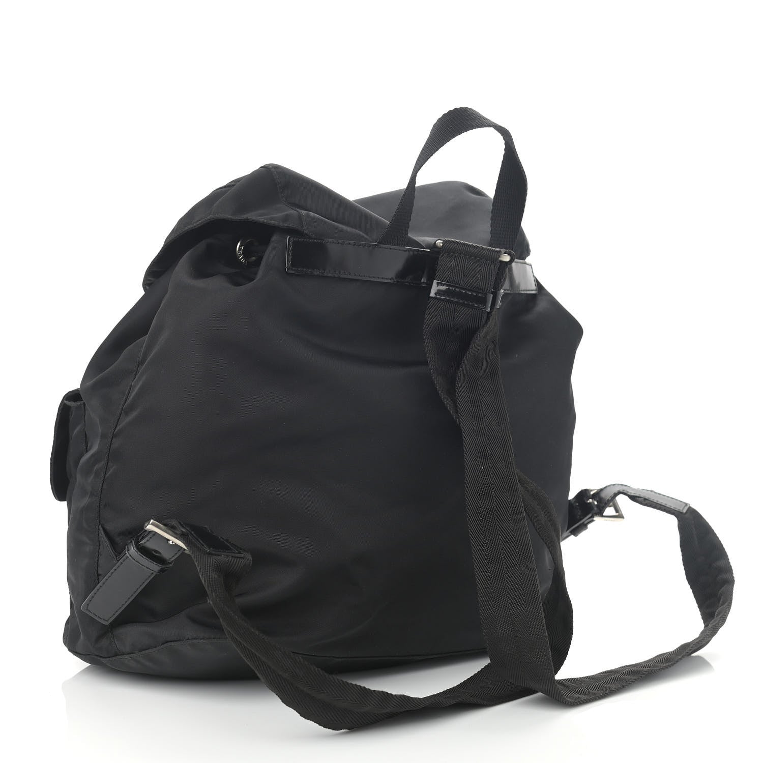 Prada Nylon Vela Medium Backpack Black 3 of 11