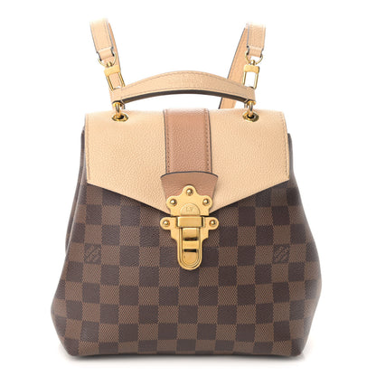 Louis Vuitton Damier Ebene Clapton Backpack Creme 1 of 14