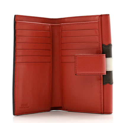 Fendi Vitello Century Lucido Hypnoteyes Studded Kan I French Wallet Bloody Mary Carbone Multicolor 5 of 11