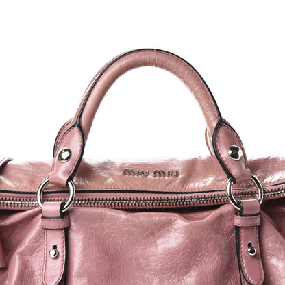 Miu Miu Vitello Lux Medium Bow Bag Loto 10 of 10