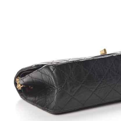 Chanel Aged Calfskin Quilted 2.55 Reissue 225 Flap Black 8 of 11