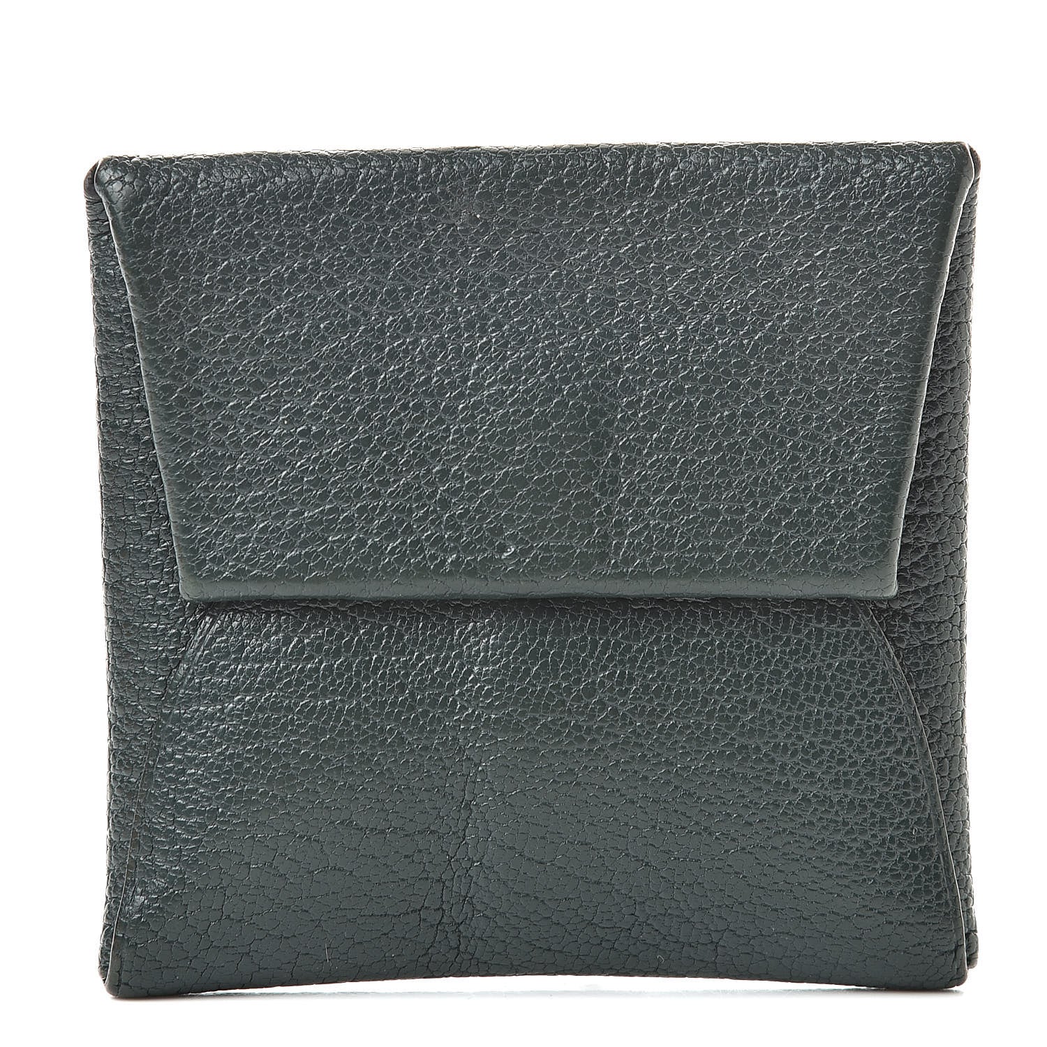 Hermes Chevre Mysore Bastia Coin Purse Vert Titien 1 of 9