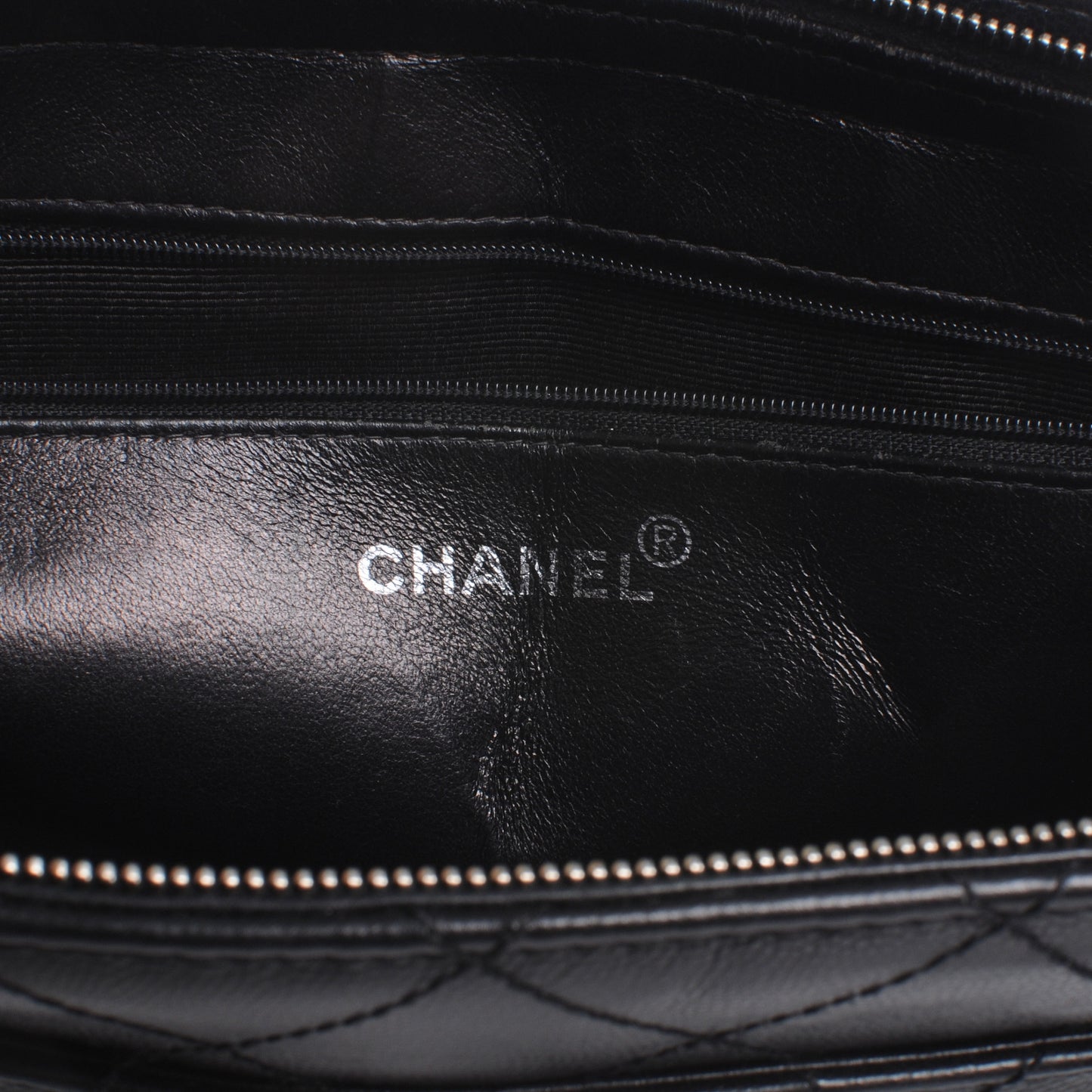 Caviar Quilted Shoulder Bag Black