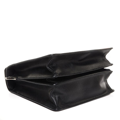 Prada Saffiano Face Art Shoulder Bag Alabaster Nero Black 4 of 9