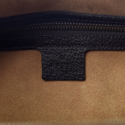 Gucci Calfskin Web Duffle Dark Brown 5 of 8