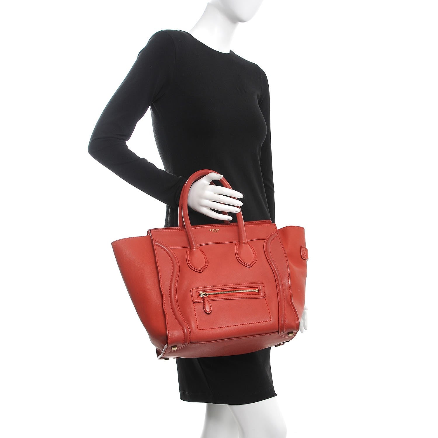 Celine Smooth Calfskin Mini Luggage Lipstick 2 of 16