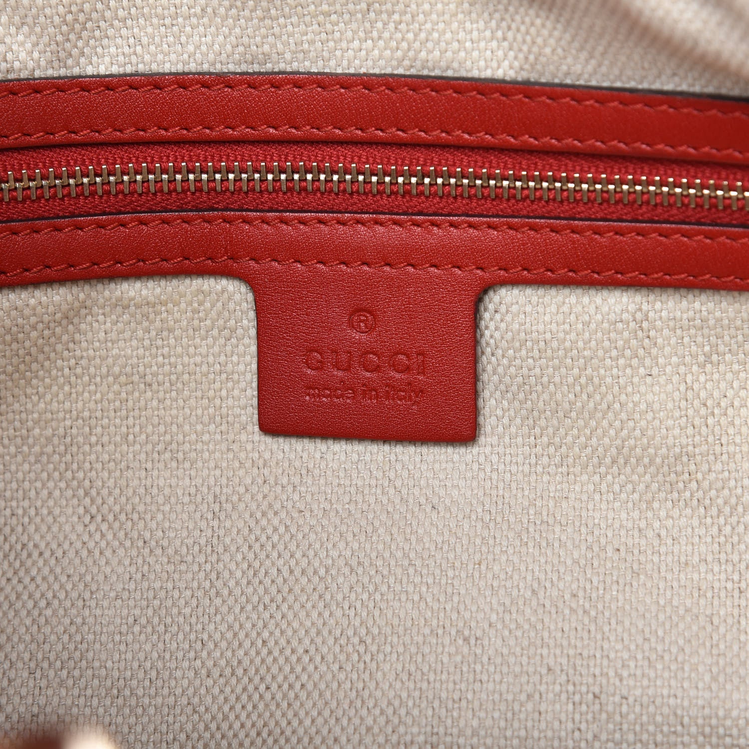 Gucci Monogram Medium Valentine Top Handle Bag Red 8 of 10