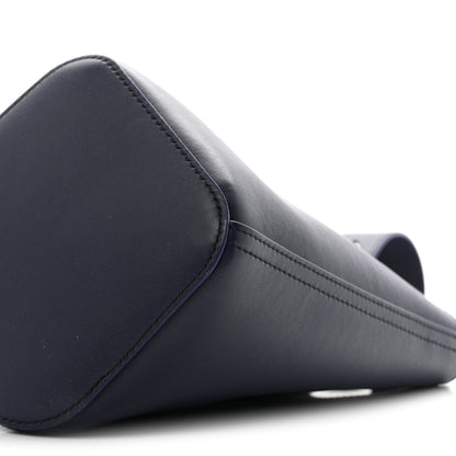 Loewe Soft Grained Calfskin Mini Pebble Bucket Bag Navy 9 of 9