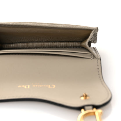 Christian Dior Goatskin Saddle Card Holder Corda 5 of 9