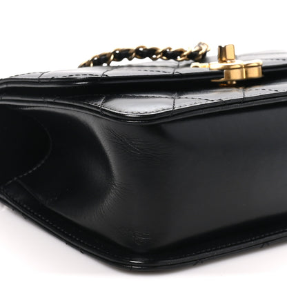 Chanel Calfskin Quilted Mini Perfect Fit Flap Black Black Black 9 of 11