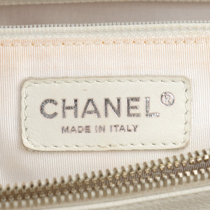 Chanel Caviar Quilted Grand Shopping Tote GST White 6 of 8