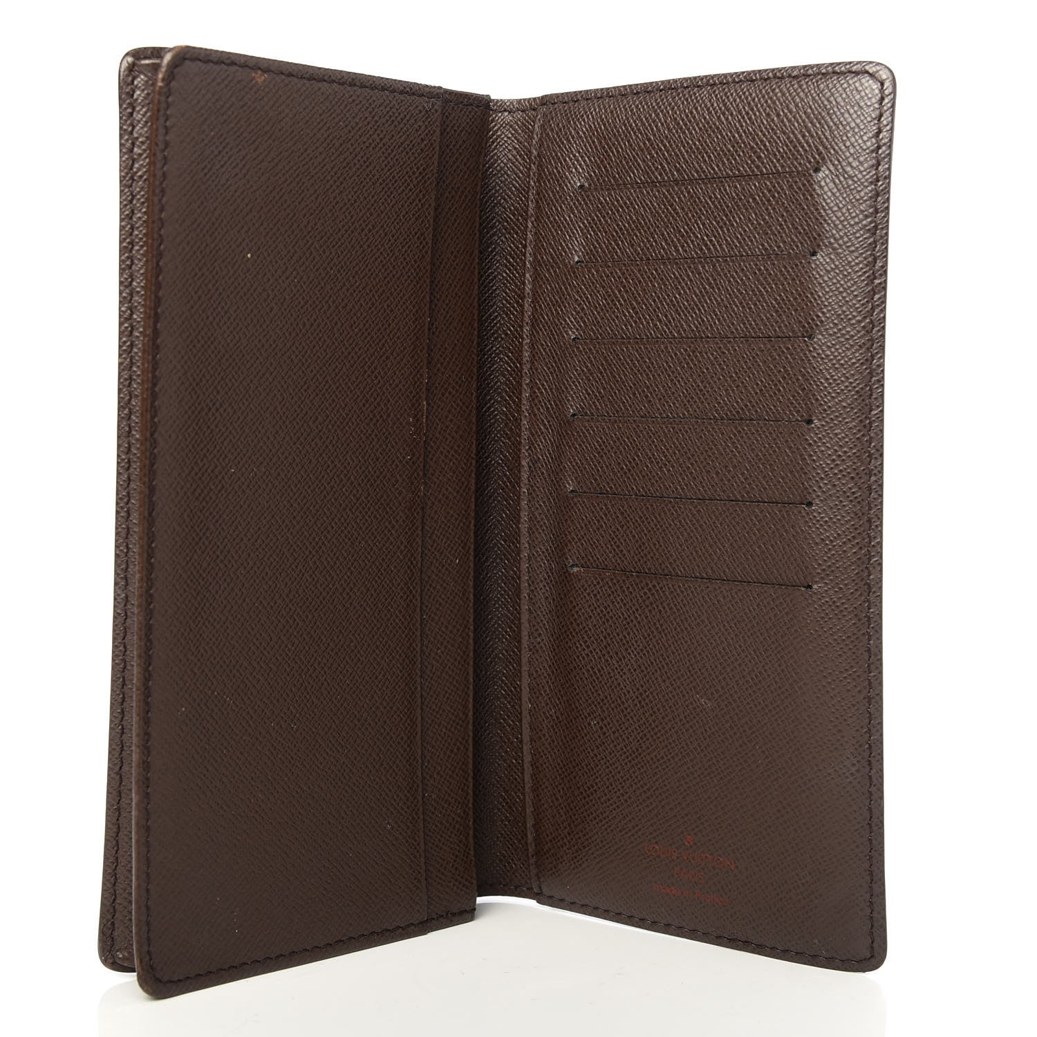 Louis Vuitton Damier Ebene Porte-Cartes Credit Yen Checkbook Wallet 5 of 7