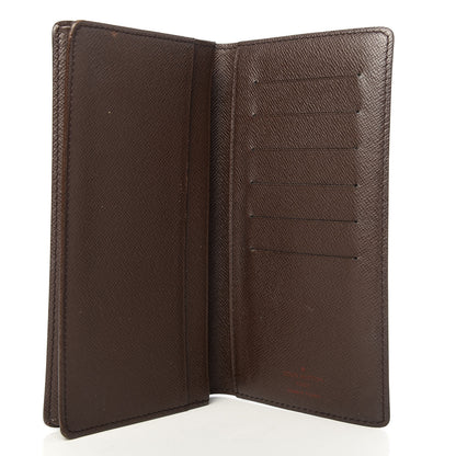 Louis Vuitton Damier Ebene Porte-Cartes Credit Yen Checkbook Wallet 5 of 7
