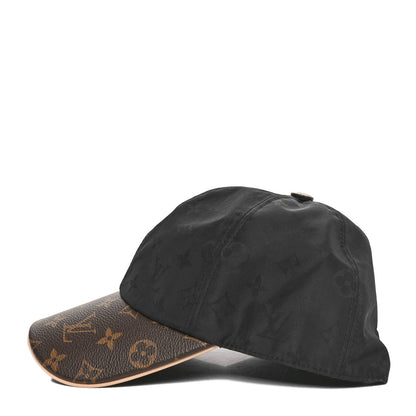 Louis Vuitton Polyester Silk Monogram LV Get Ready Cap L Black 4 of 9