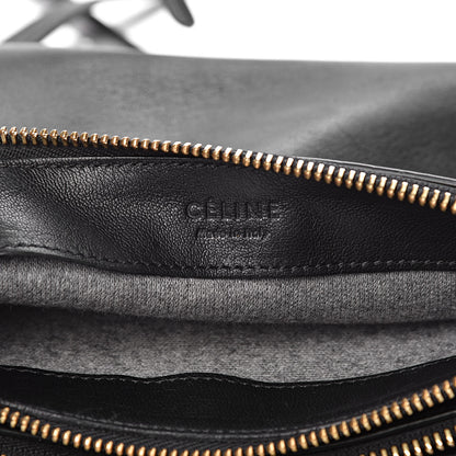 Celine Lambskin Small Trio Crossbody Bag Black 8 of 12