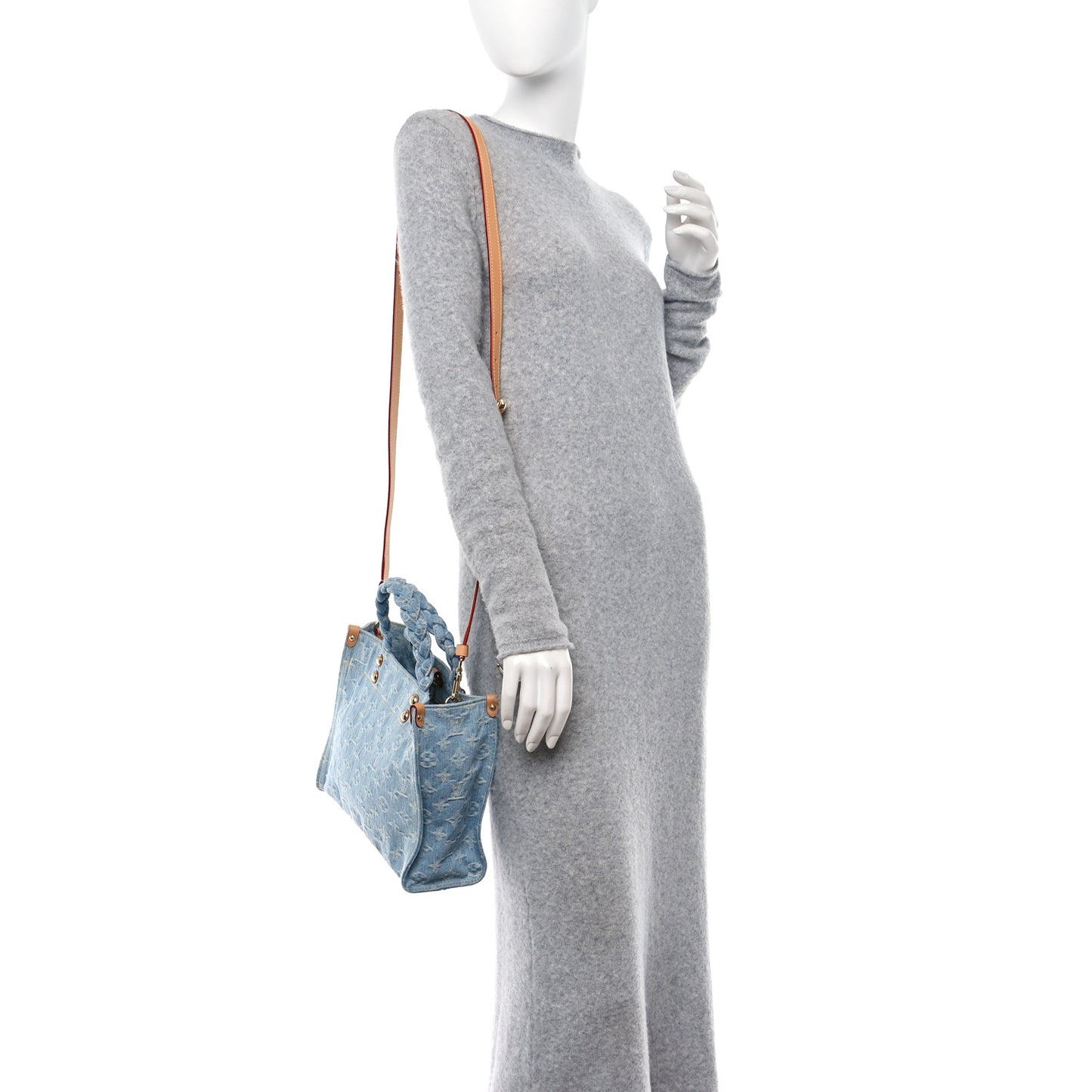 Monogram Washed Denim Let Go PM Sky Blue