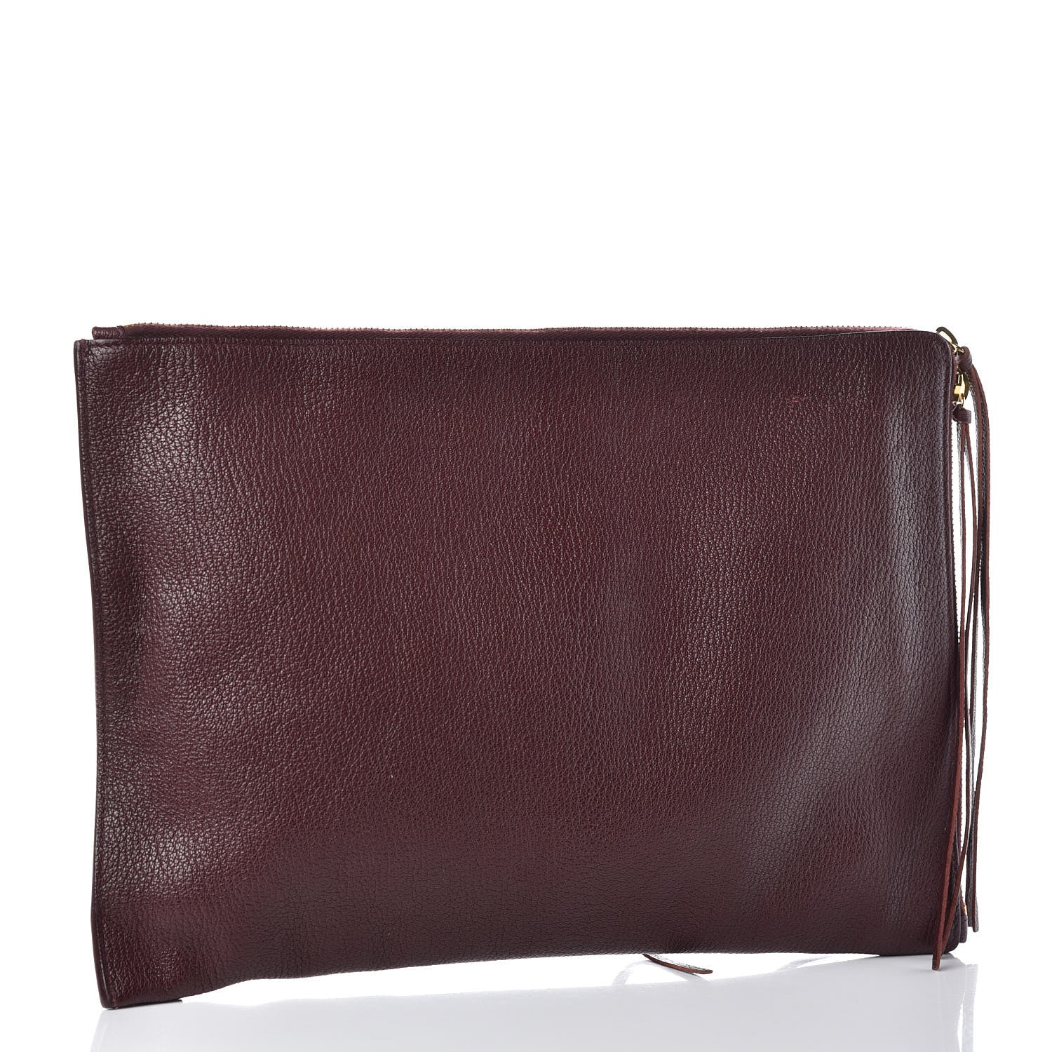 Balenciaga Chevre Gold Metallic Edge Hardware Pouch 3 of 8